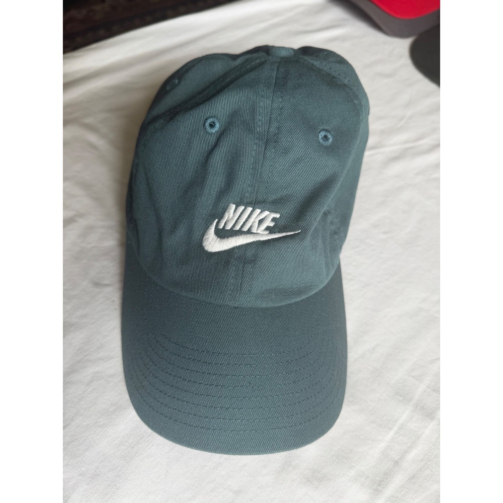 Nike Heritage86 Adjustable Dad Hat Teal Green Futura Logo Cap OSFM